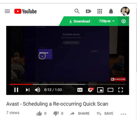 avast video downloader not working